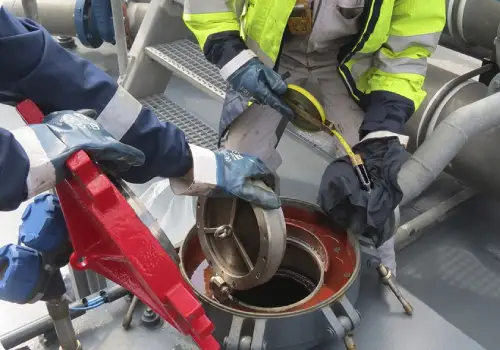 Serviço de inspecção no bunkering